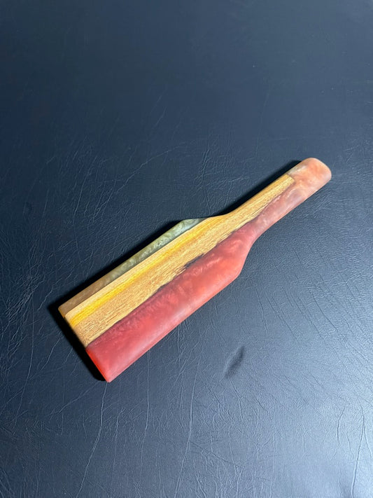 Restrained Handmade Paddle - Red